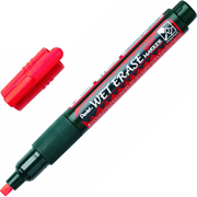 PENTEL MARCADOR PIZARRA WET ERASE ROJO SMW26B